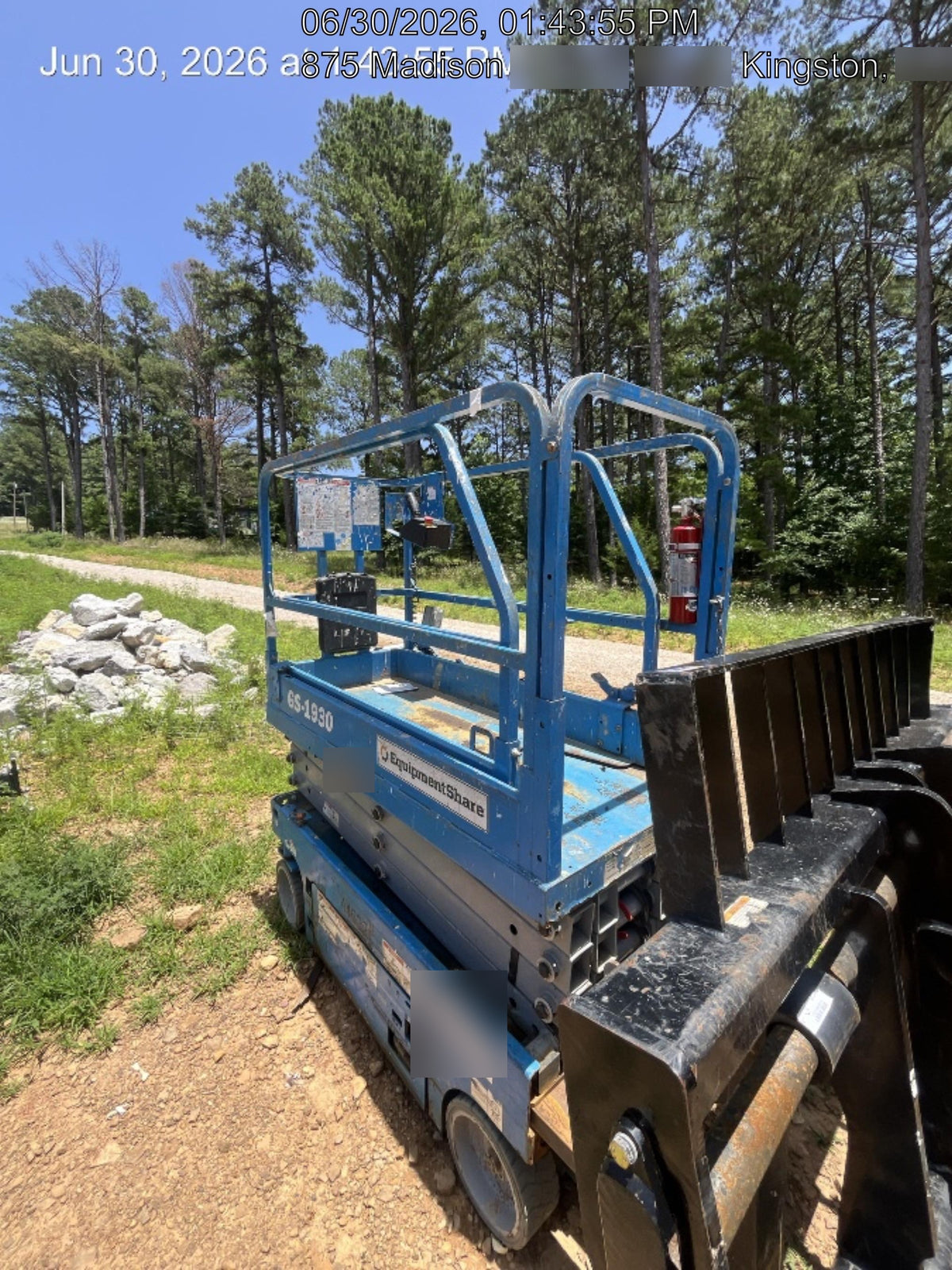 2019 Genie GS-1930 Fixed rails with chain Entry
