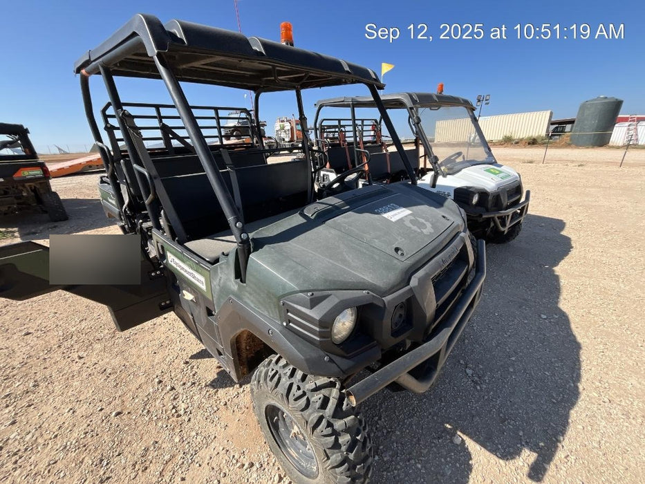 2019 Kawasaki Mule PRO-DXT Standard Options, Backup Alarm, Beacon, Plastic Hard Top, Poly Windshield, Horn Kit