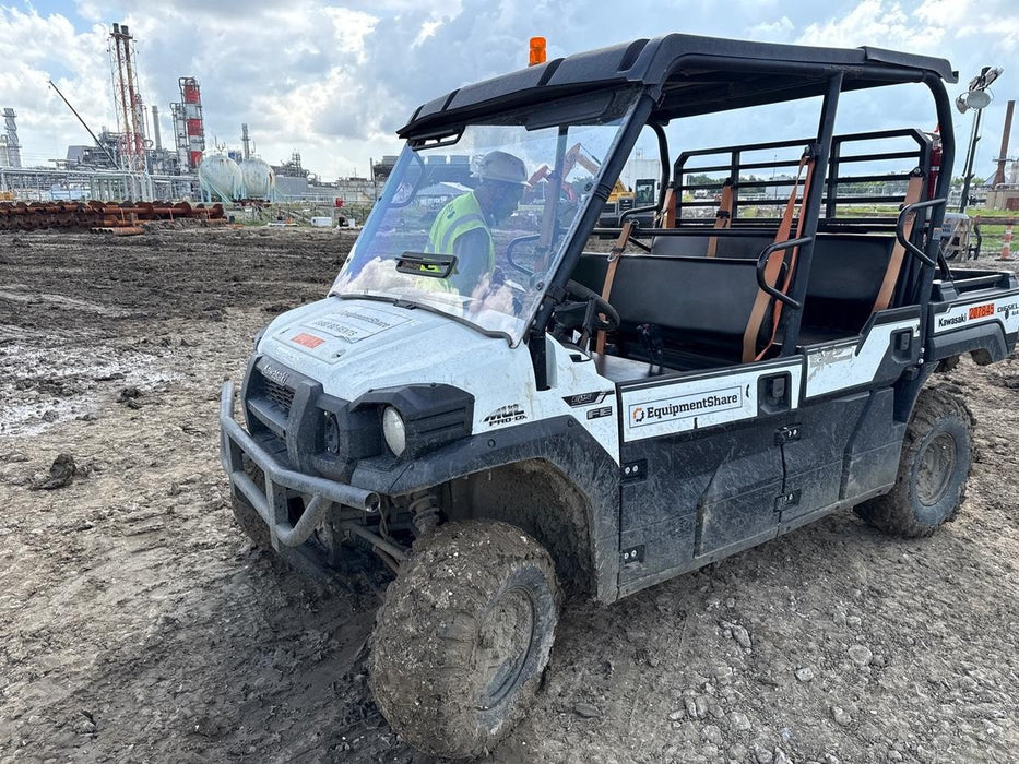 2022 Kawasaki Mule PRO-DXT Standard Options, Backup Alarm, Beacon, Plastic Hard Top, Poly Windshield, Horn Kit