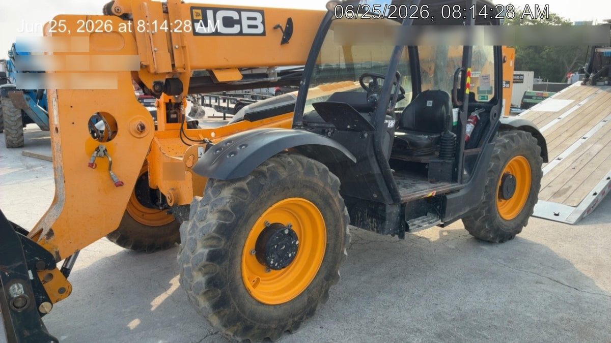 2019 JCB 506-36 Canopy, 74 HP, Foam Filled Tires, STD Worklight, Beacon, Aux Hydraulics, Lifting Eye, Back up Alarm 48" Carriage/48" Forks