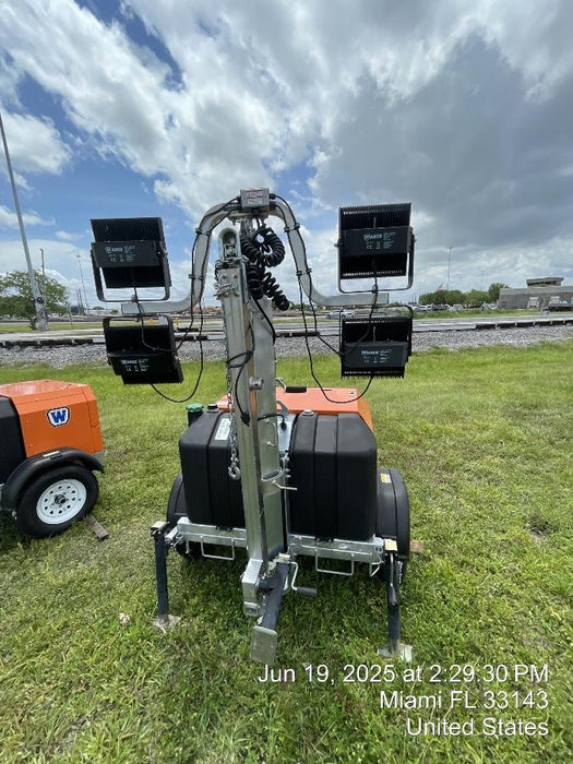 2023 Wanco WLTT-4MM4K Diesel, Deep Sea Controller, Shore Power Plug, Auto Start, (4) 350W LED Floodlights, 4kW Generator, 60 Gal Fuel Tank, 2" Ball, T3