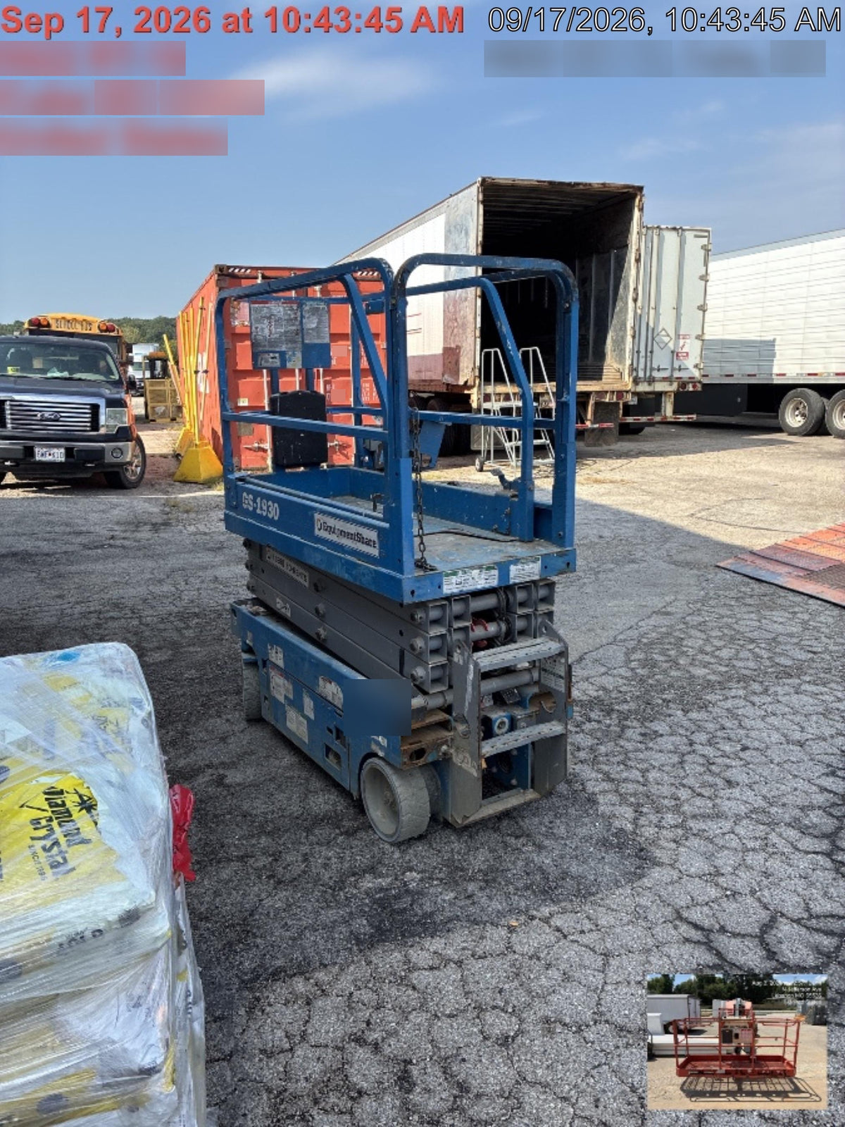 2019 Genie GS-1930 Fixed rails with chain Entry
