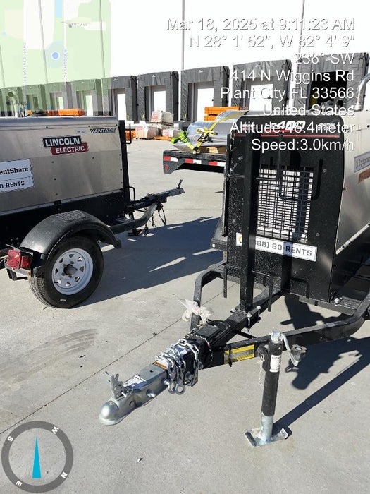 2024 Lincoln Electric LE400 Kubota V1505, Trlr, Cable Rack, Light Kit, ES Decals, T3