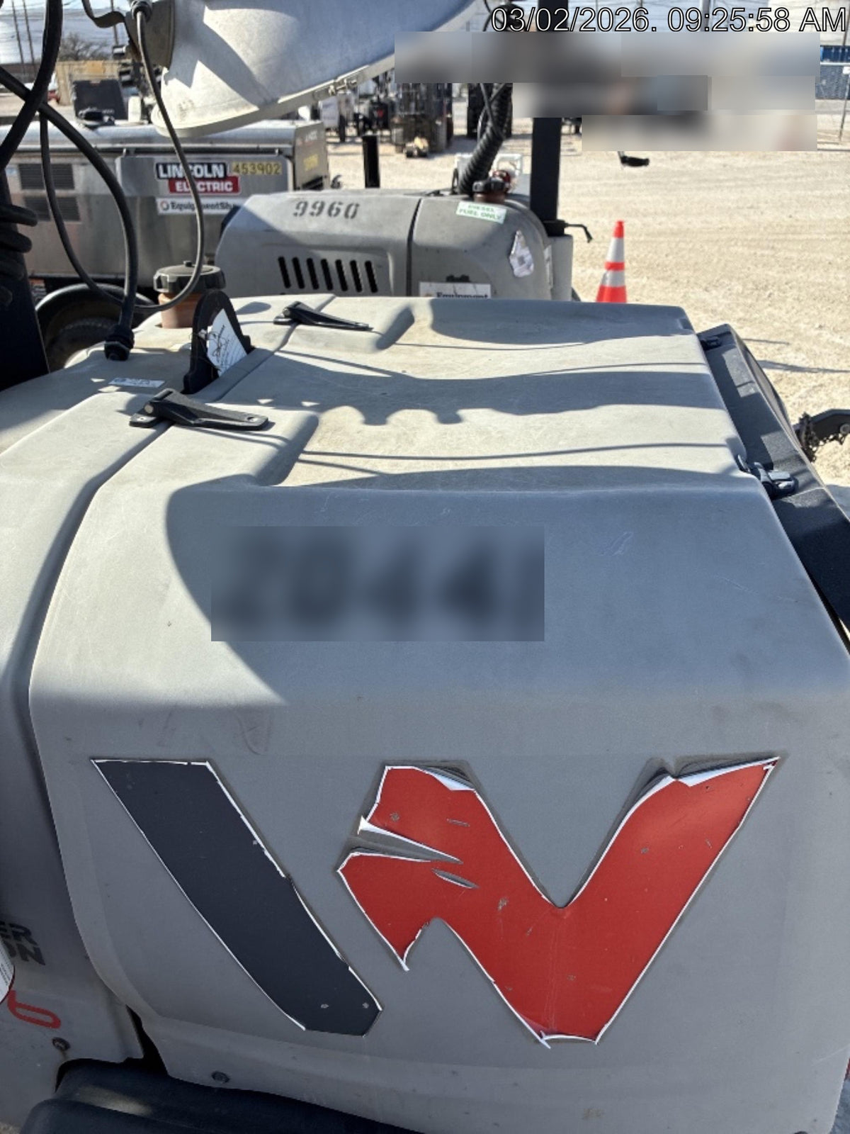 2018 Wacker Neuson LTV6L-MH Wacker Neuson LTV6L Mobile Light Tower w/Fuel Level Sensor Installed