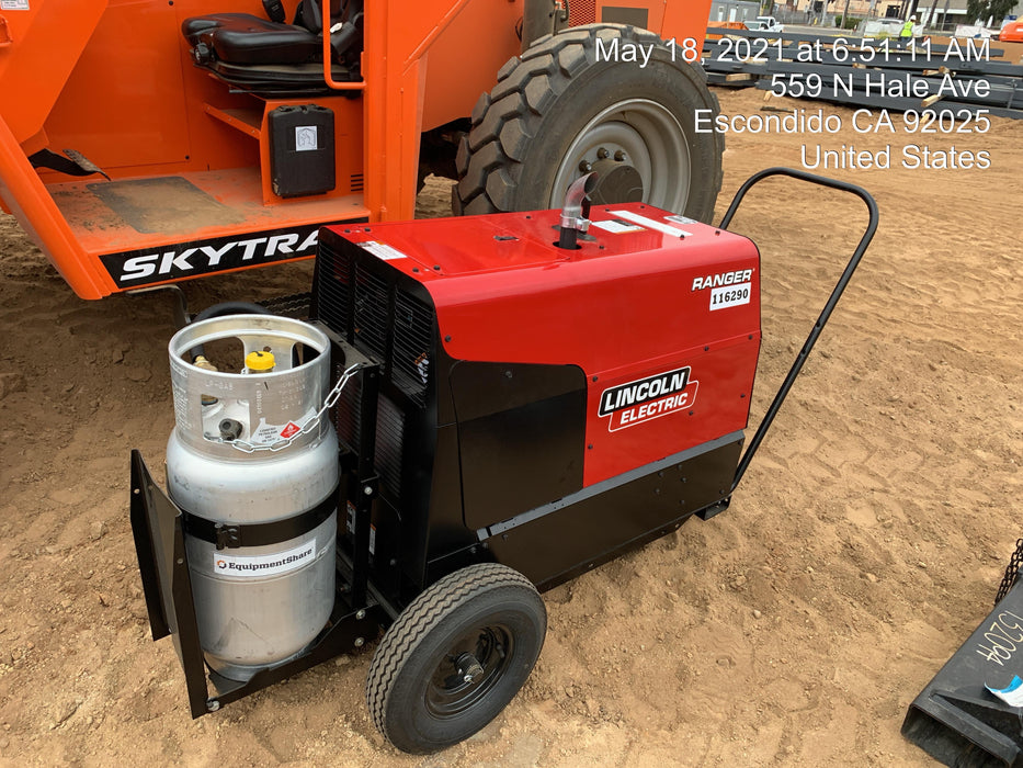 2020 Lincoln Electric Ranger 305 LPG K3430-1, Ranger 305 LPG, Undercarriage, Tank Holder & Strap, 10kw AC Gen, 25hp Kohler LPG Eng