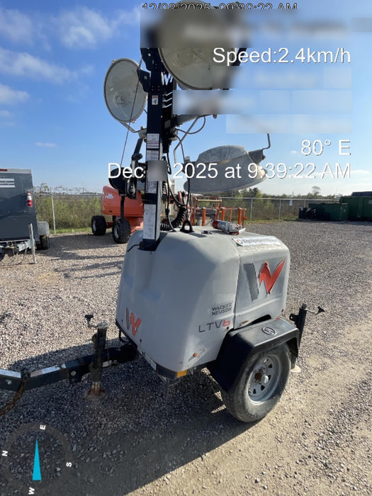 2018 Wacker Neuson LTV6L-MH Wacker Neuson LTV6L Mobile Light Tower w/Fuel Level Sensor Installed