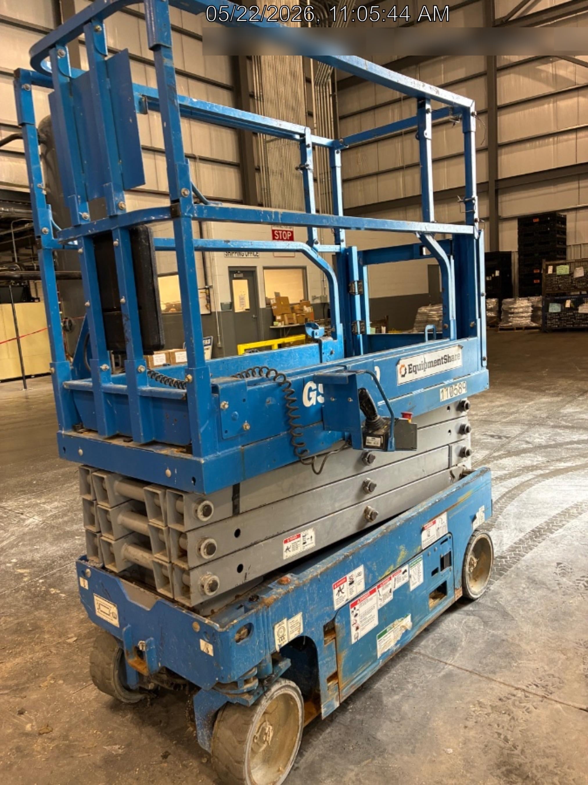2020 Genie GS-1930 Solid Non Marking Tires, Beacon, Folding rails with half height swing gate