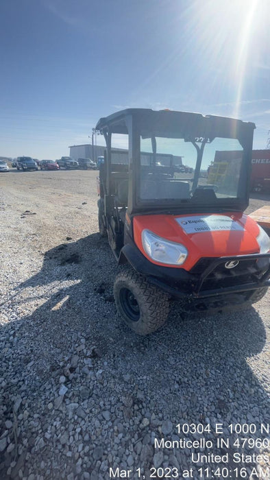 2020 Kubota RTV-X1140W-H 4WD, LED Strobe, Windshield Acrylic Clear, Plastic Canopy, Wire Harness Kit, Backup Alarm