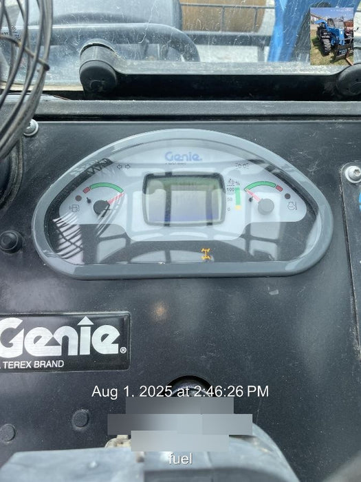 2020 Genie GTH-844 Cab/Heat/Air, Solid Tires, Work Lights, Beacon, Aux Hydraulics, Back up Alarm, Lifting Eye