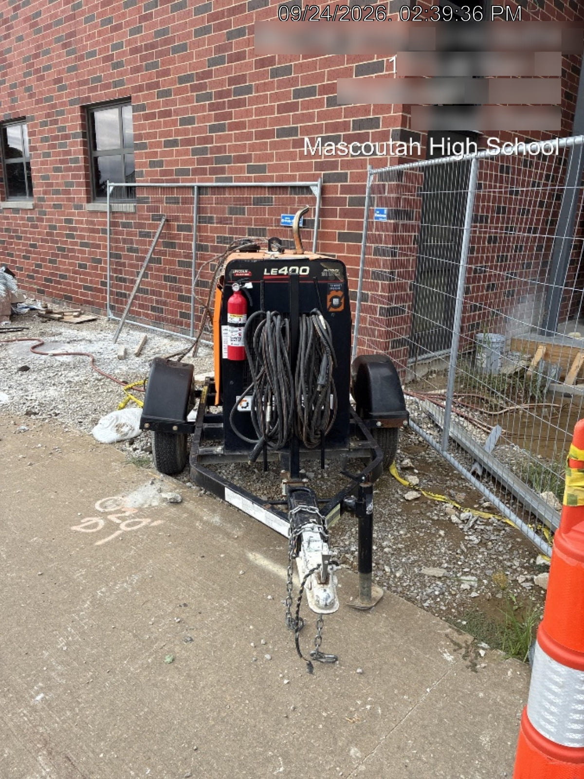 2022 Lincoln Electric LE400 Kubota V1505, Trlr, Cable Rack, Light Kit, ES Decals, T3