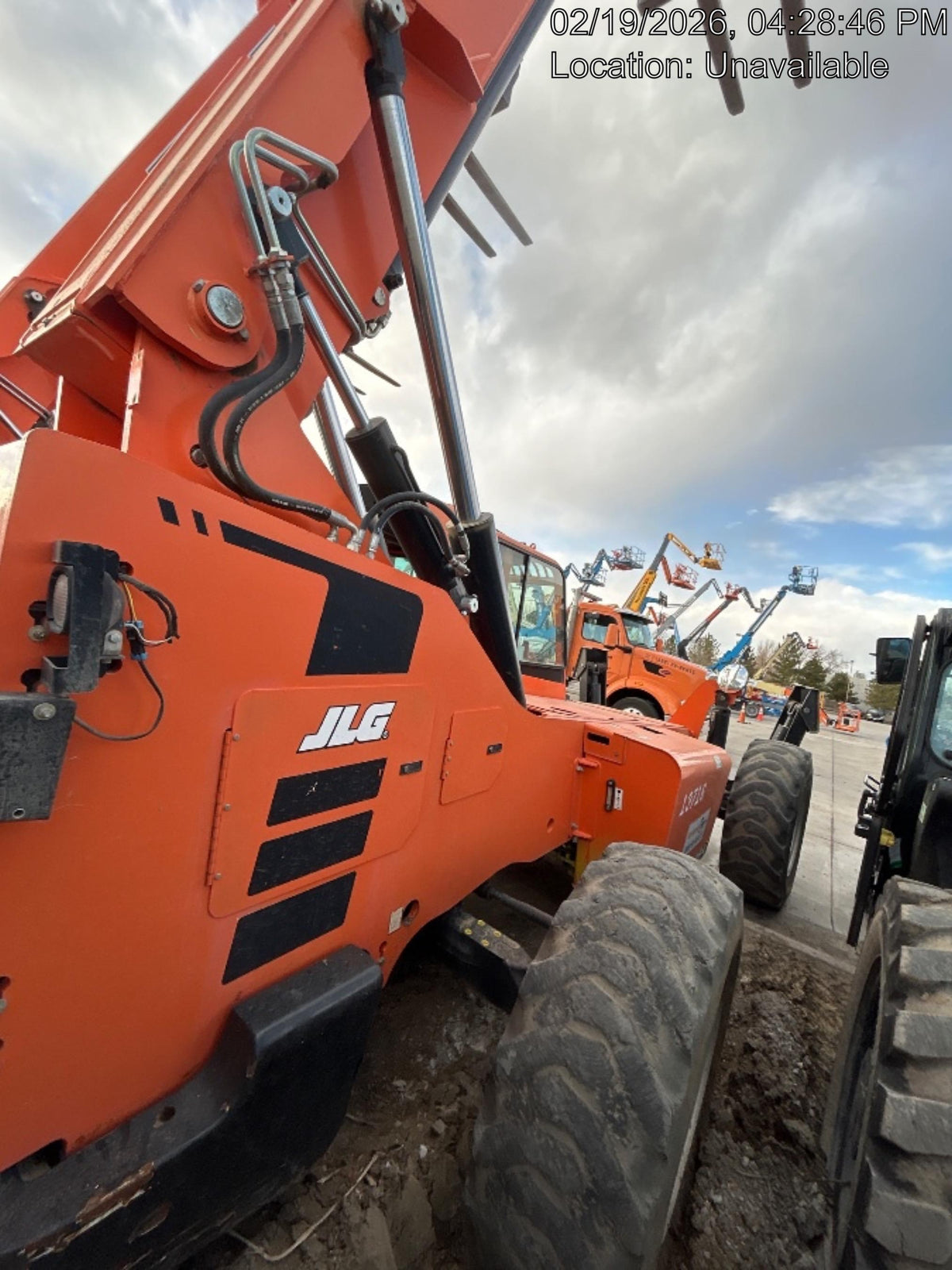 2018 Skytrak 10054 JLG Skytrak 10054, Solid Tires (shipping-Boss), CAB, Beacon and Work Light Package