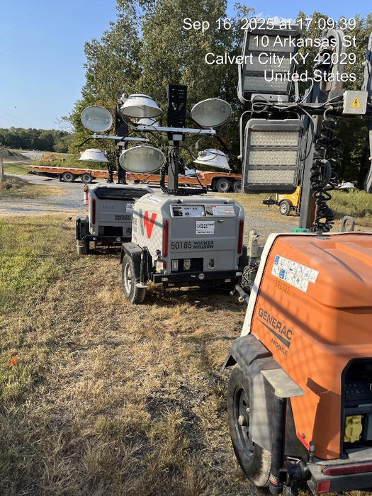 2023 Generac MLT2 Diesel, Flex Switch 120V Input, Powerzone Controller, 
(4) 320W LED Lights, 4kW Generator, 39.9 Gal Fuel Tank, 2" Ball, T3