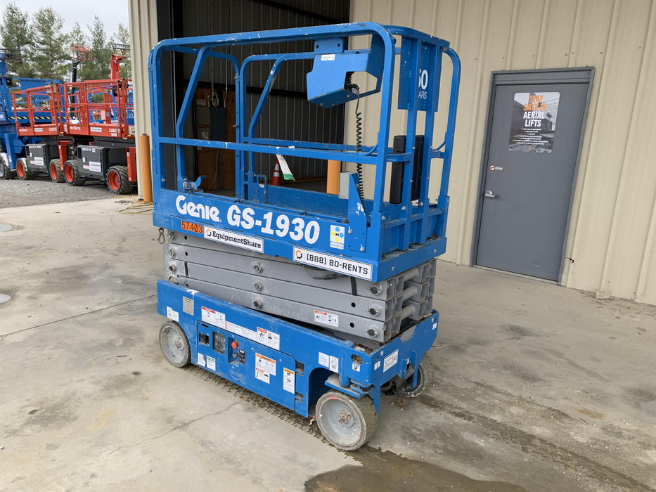2016 Genie GS-1930 Standard Rental Specs