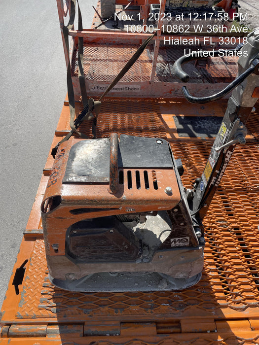 2023 Multiquip MVH158 Honda GX200, 17" Plate, Gas