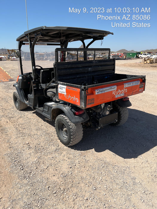 2022 Kubota RTV-X1140W-H Plastic Canopy, Windshield Acrylic Clear, LED Strobe Light, Wire Harness Kit, Back up Alarm