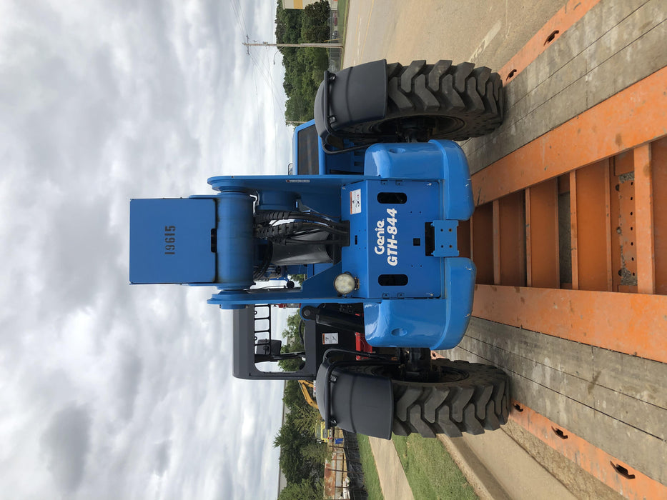 2018 Genie GTH-844 Genie GTH-844 w/ROPS, Work Lights, Solid Tires, RH Cab Mesh, Beacon, 60" Carriage and Forks
