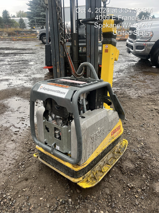 2024 Wacker Neuson DPU6555Heh Hatz Diesel, Reversible Plate Compactor, electric start