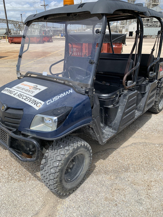 2018 Cushman Hauler 4x4 Crew Cushman Hauler 4X4 Crew Utility Vehicle w/Skid Plate, Amber Strobe