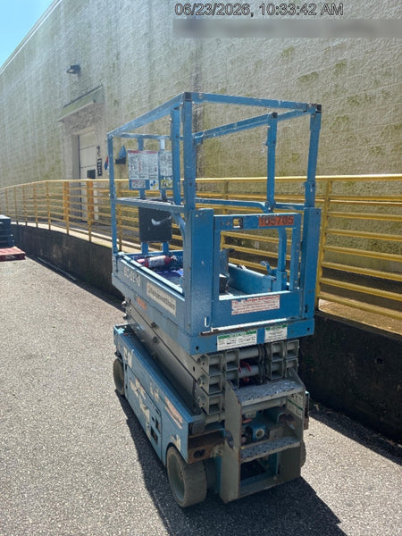 2020 Genie GS-1930 Solid Non Marking Tires, Beacon, Folding rails with half height swing gate