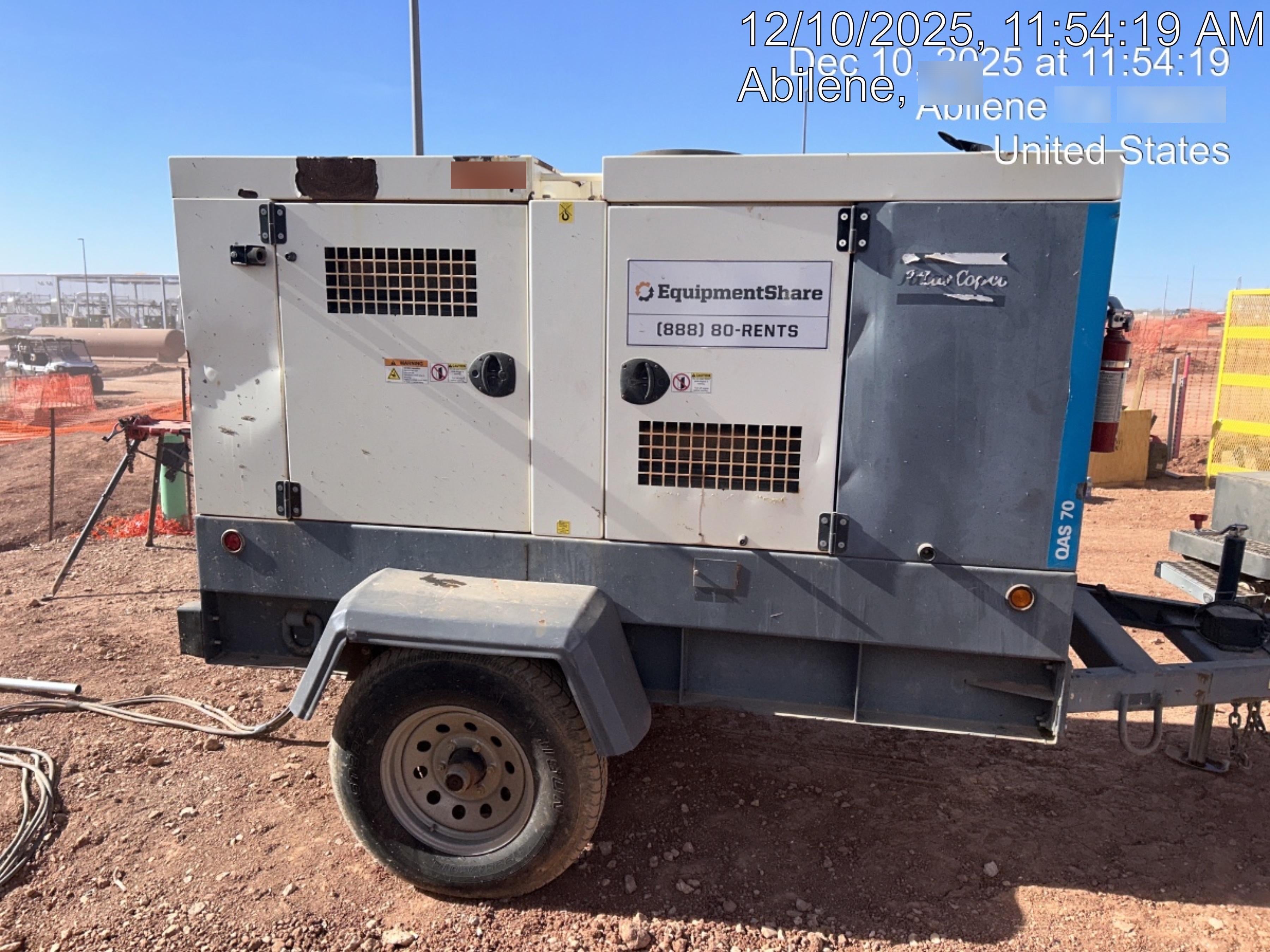 2020 ATLAS COPCO QAS 70