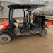2022 Kubota RTV-X1140W-H Plastic Canopy, Windshield Acrylic Clear, LED Strobe Light, Wire Harness Kit, Back up Alarm