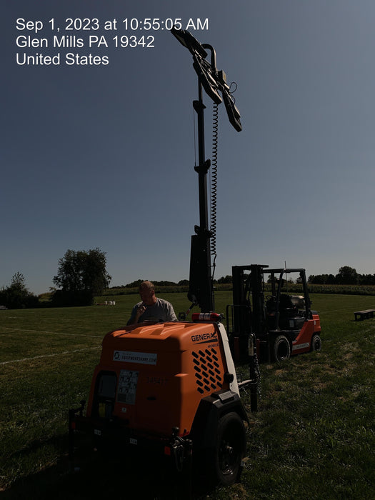 2023 Generac MLT2 Diesel, Flex Switch 120V Input, Powerzone Controller, (4) 320W LED Lights, 4kW Generator, 39.9 Gal Fuel Tank, 2" Ball, T3