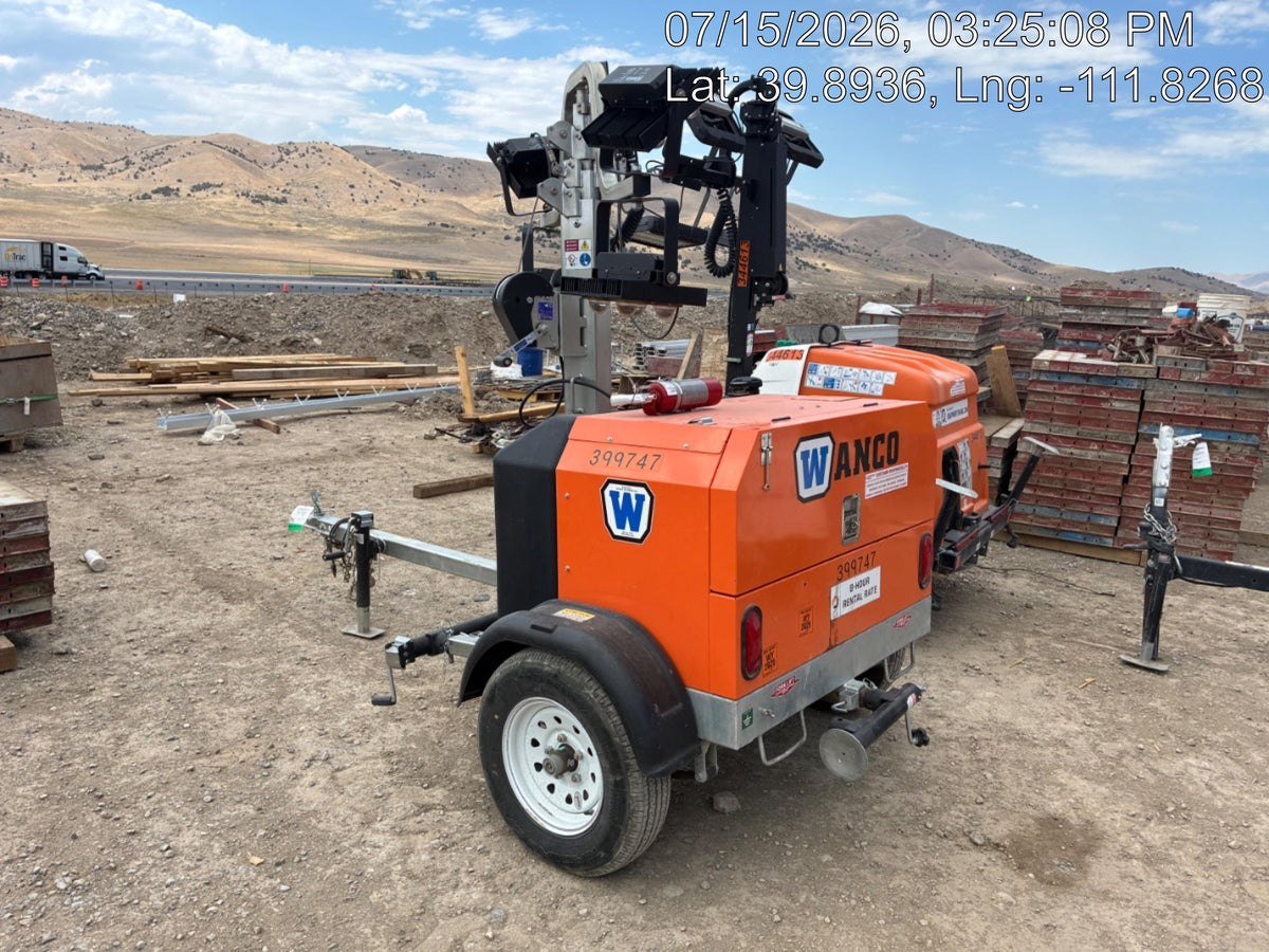 2024 Wanco WLTT-4MM4K Diesel, Deep Sea Controller, Shore Power Plug, Auto Start, (4) 350W LED Floodlights, 4kW Generator, 60 Gal Fuel Tank, 2" Ball, T3