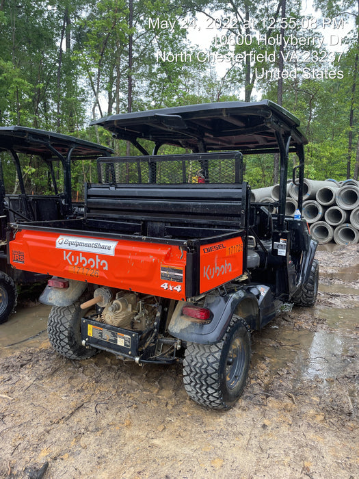 2021 Kubota RTV-X1140W-H Plastic Canopy, Windshield Acrylic Clear, LED Strobe Light, Wire Harness Kit, Back up Alarm