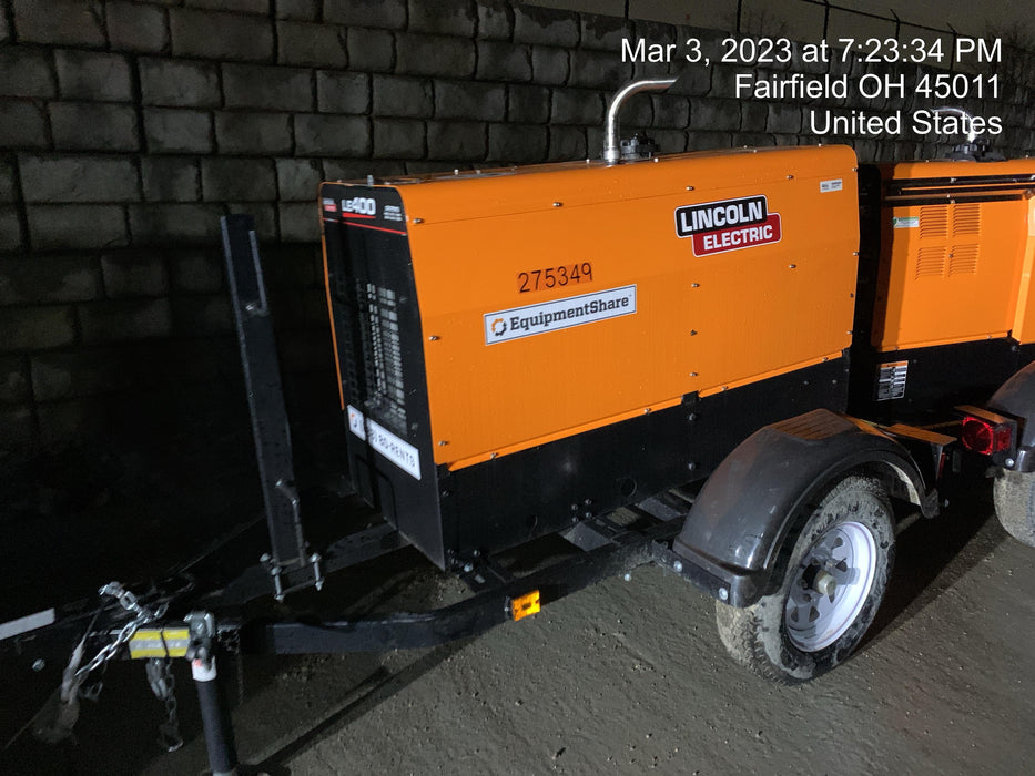 2022 Lincoln Electric LE400 Kubota V1505, Trlr, Cable Rack, Light Kit, ES Decals, T3