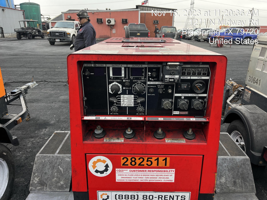 2022 Shindaiwa DGW400MDL Kubota D902 Engine, 23 HP, Dual Op Welder, Wire, Arc, Droop Stick, Tig, and CC Stick Functionality, Simulphase, 3 Phase and 1 Phase Gen Output, Single Axle NB Trlr, Slr Trckl Chrg 12V 12W, Fire Ext