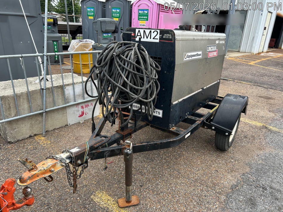 2020 Lincoln Electric Vantage 322 Welder Ready-Pak 3, w/ GPS & Decals (includes trailer, cable rack, fender light kit)