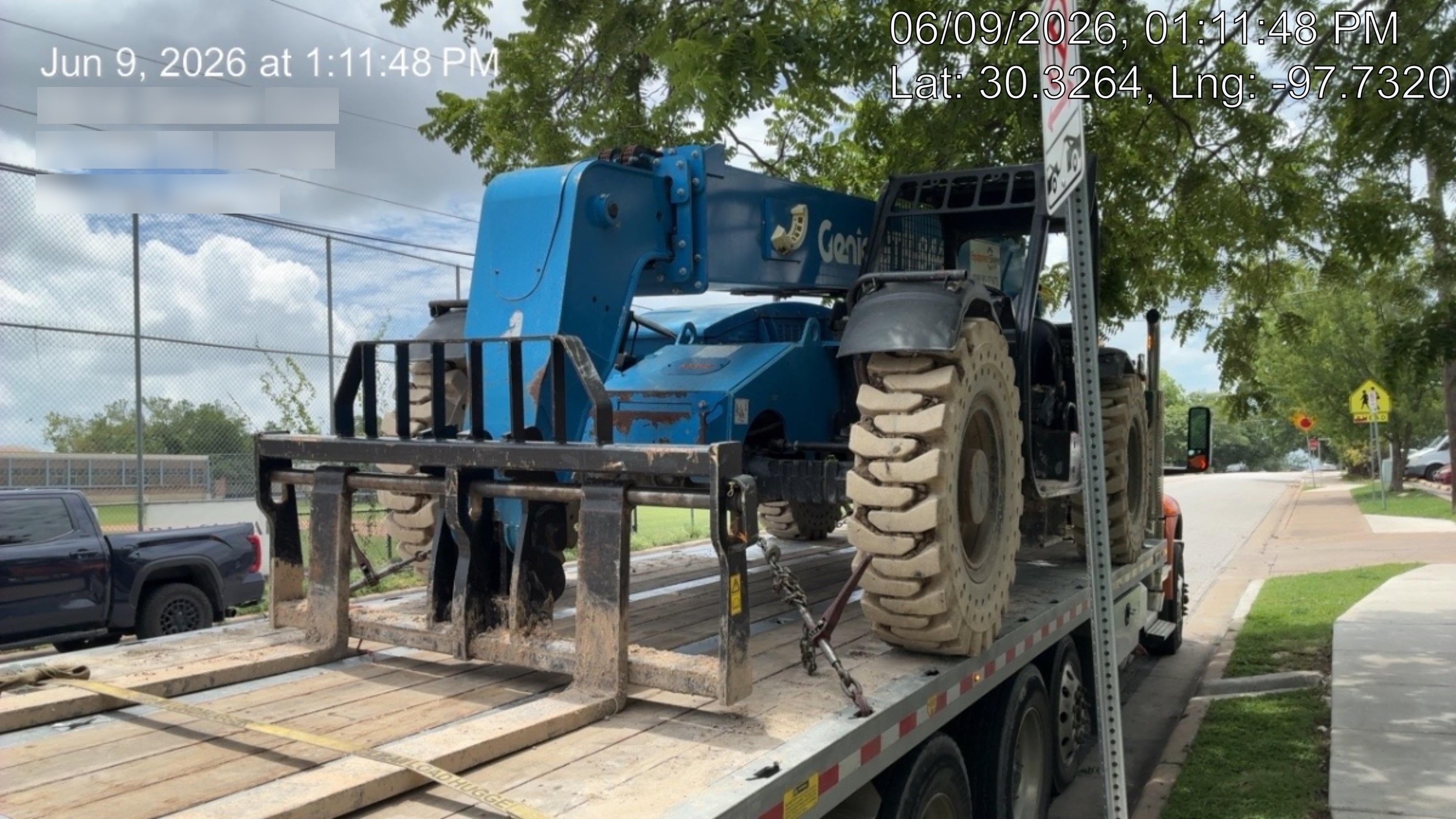 2017 Genie GTH-844 Diesel Engine, Solid Tires, 60" Carriage, Open ROPS