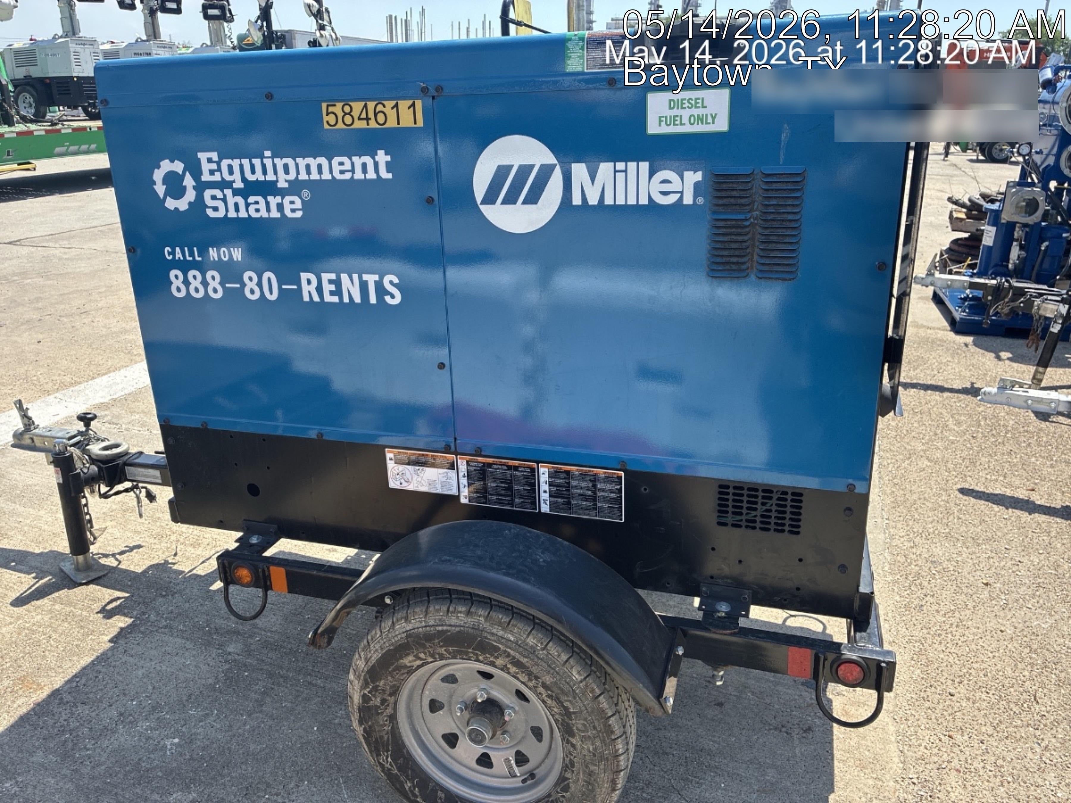 2025 MILLER ELECTRIC BIG BLUE 500