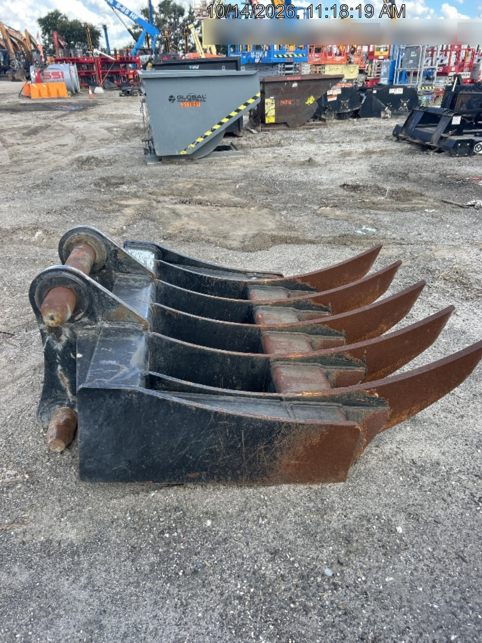 2024 FLECO FL16882 - 48" Excavator Root Rake