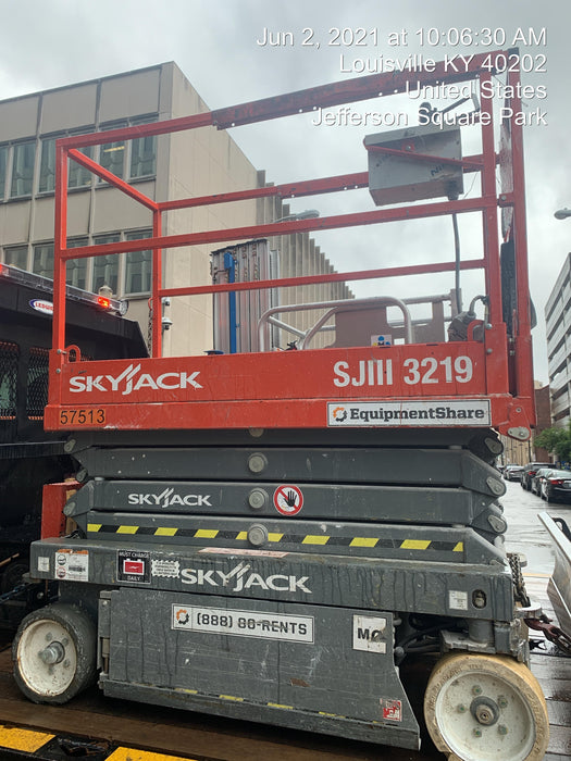 2016 Skyjack SJIII-3219 Standard Rental Specs