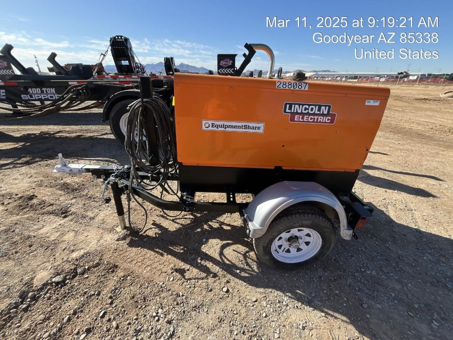 2023 Lincoln Electric LE400 Kubota V1505, Trlr, Cable Rack, Light Kit, ES Decals, T3
