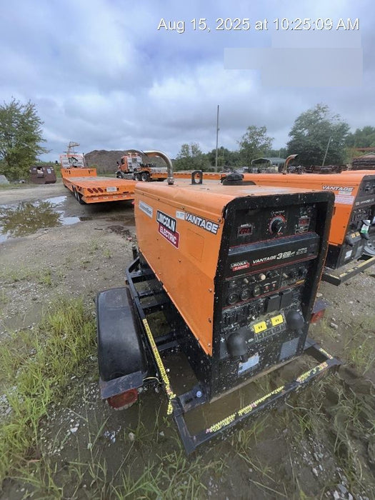 2021 Lincoln Electric Vantage 322 Vantage 322 Ready Pak 3 w/ Decals, ORANGE (includes trailer, cable rack, fender light kit) NO Telematics