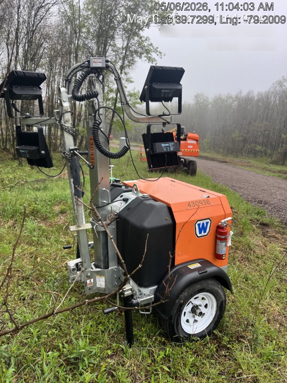 2024 Wanco WLTT-4MM4K Diesel, Deep Sea Controller, Shore Power Plug, Auto Start, (4) 350W LED Floodlights, 4kW Generator, 60 Gal Fuel Tank, 2" Ball, T3
