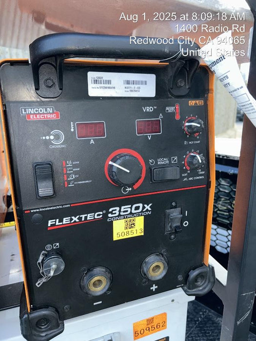 2025 LINCOLN ELECTRIC FLEXTEC 350X