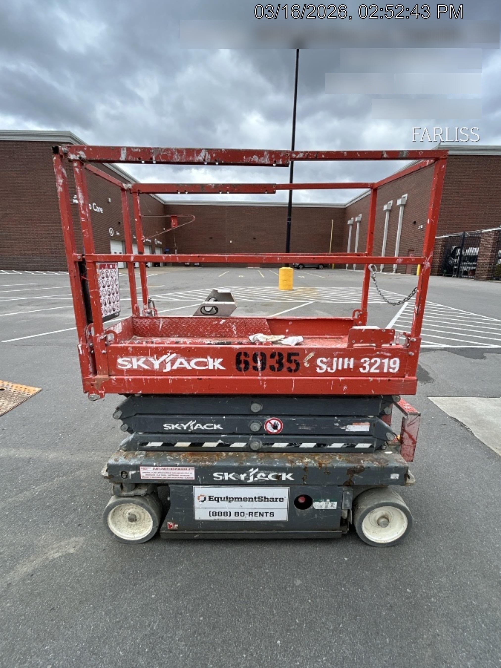 2018 SKYJACK SJIII-3219
