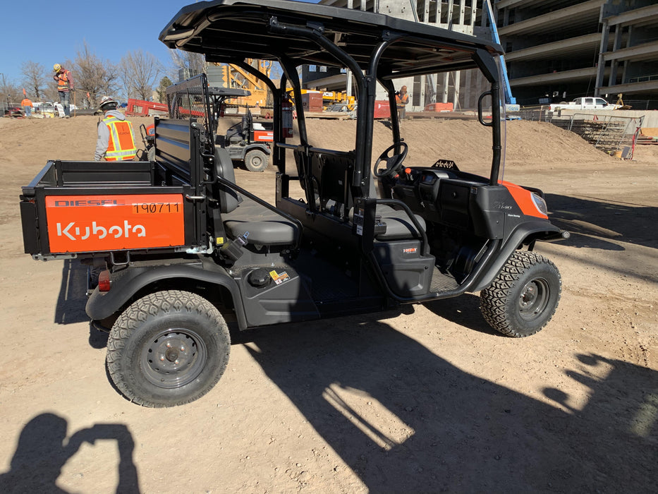 2022 Kubota RTV-X1140W-H Plastic Canopy, Windshield Acrylic Clear, LED Strobe Light, Wire Harness Kit, Back up Alarm