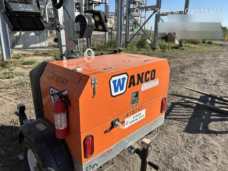 2024 Wanco WLTT-4MM4K Diesel, Deep Sea Controller, Shore Power Plug, Auto Start, (4) 350W LED Floodlights, 4kW Generator, 60 Gal Fuel Tank, 2" Ball, T3