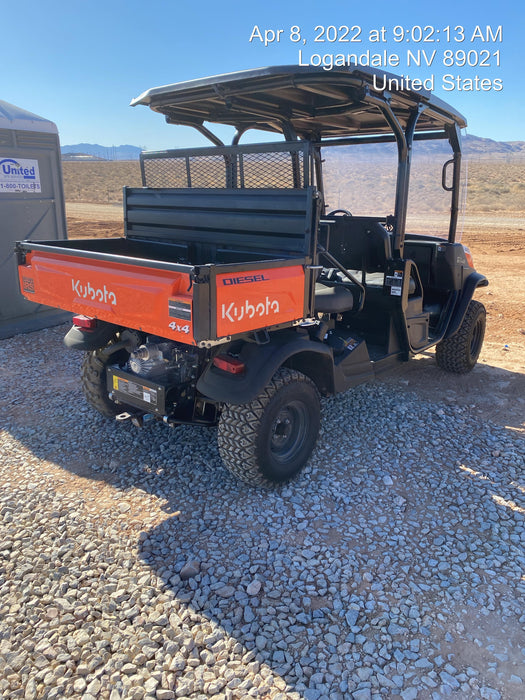 Kubota RTV-X1140W-H Plastic Canopy, Windshield Acrylic Clear, LED Strobe Light, Wire Harness Kit, Back up Alarm