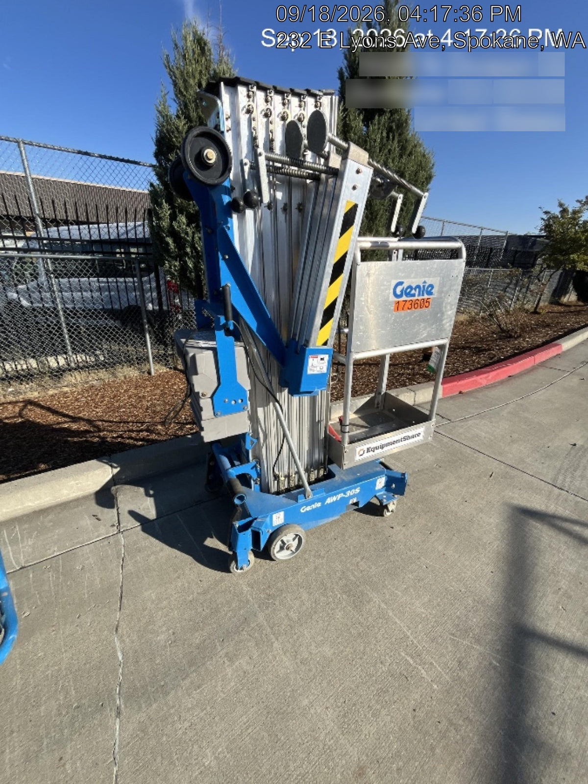 2021 GENIE AWP-30S DC