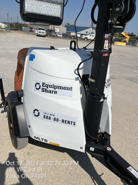 2024 Generac MLT2 Diesel, Flex Switch 120V Input, Powerzone Controller, 
(4) 320W LED Lights, 4kW Generator, 39.9 Gal Fuel Tank, 2" Ball, T3