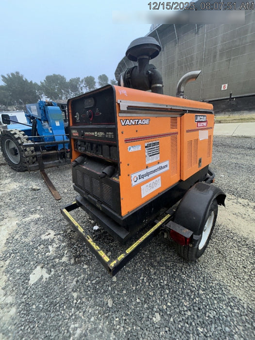 2021 Lincoln Electric Vantage 549X Ready Pak 3, ORANGE (includes trailer, cable rack, fender light kit)