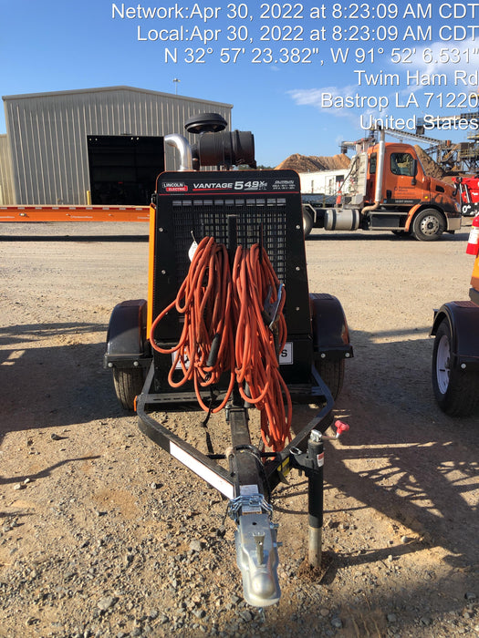 2021 Lincoln Electric Vantage 549X Ready Pak 3, ORANGE (includes trailer, cable rack, fender light kit)