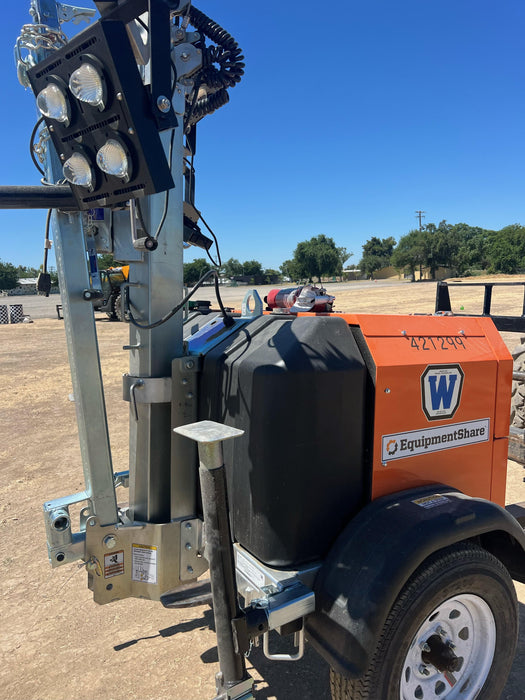 2024 Wanco WLTT-4MM4K Diesel, Deep Sea Controller, Shore Power Plug, Auto Start, (4) 350W LED Floodlights, 4kW Generator, 60 Gal Fuel Tank, 2" Ball, T3