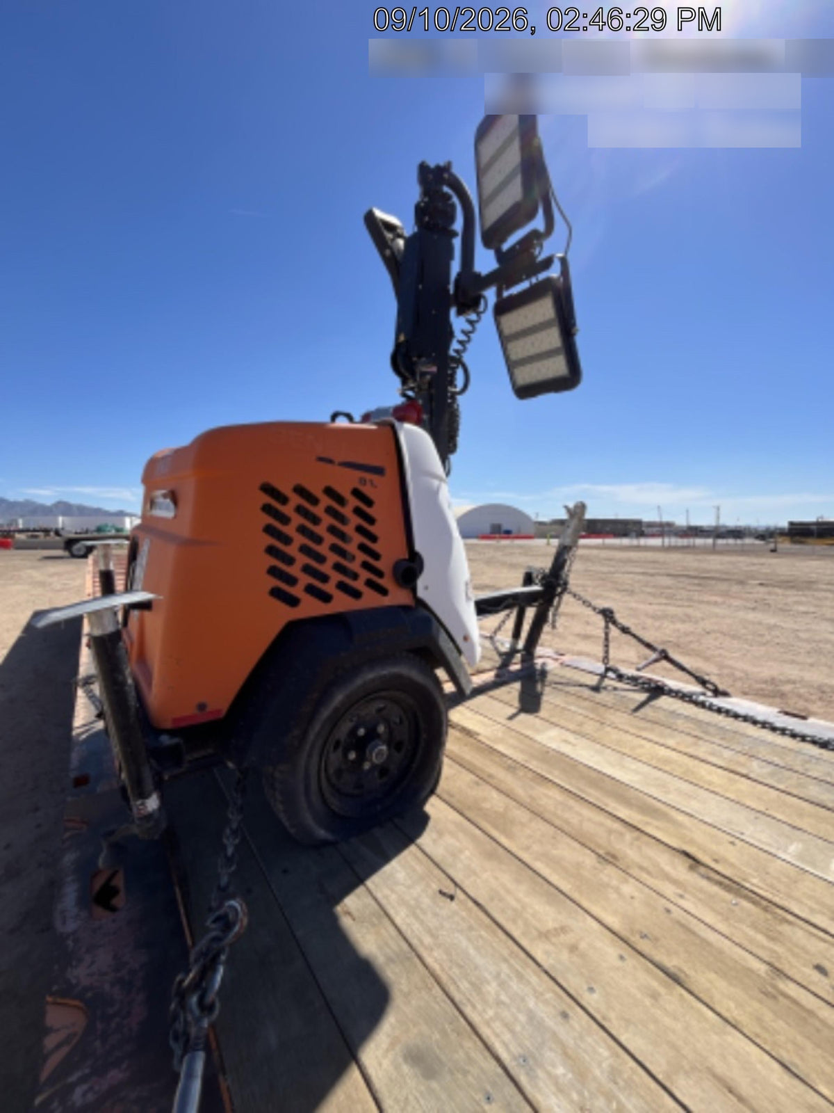 2023 Generac MLT2 Diesel, Flex Switch 120V Input, Powerzone Controller, 
(4) 320W LED Lights, 4kW Generator, 39.9 Gal Fuel Tank, 2" Ball, T3