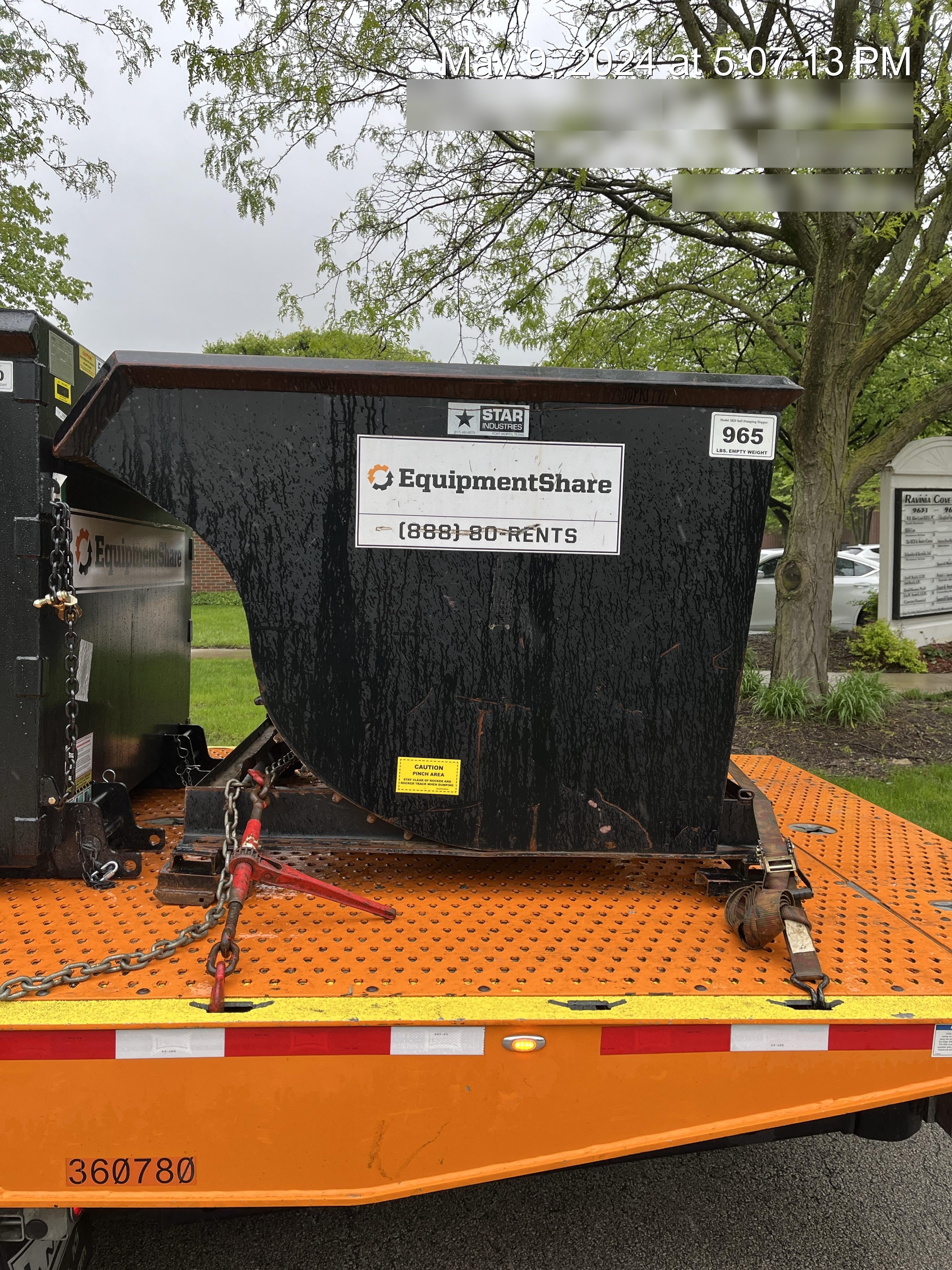 2020 STAR INDUSTRIES M-1820 - Self-Dump Hopper